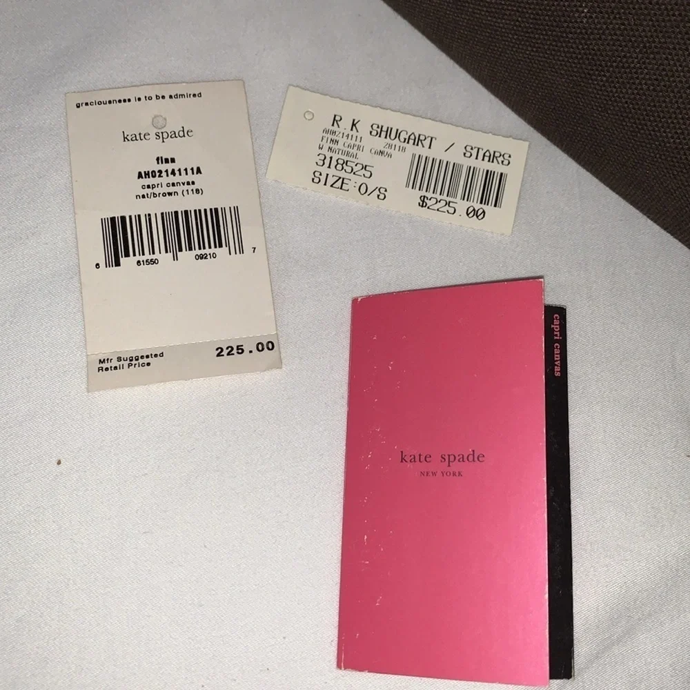 Gently Loved .. Kate Spade Canvas Bag “Finn”